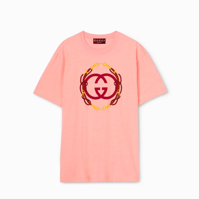 Cotton jersey T-shirt with print