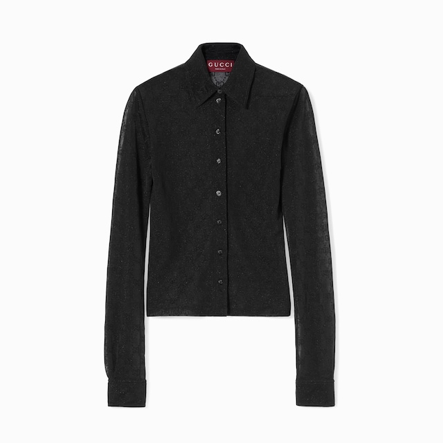 Chemise en jacquard GG en jersey 