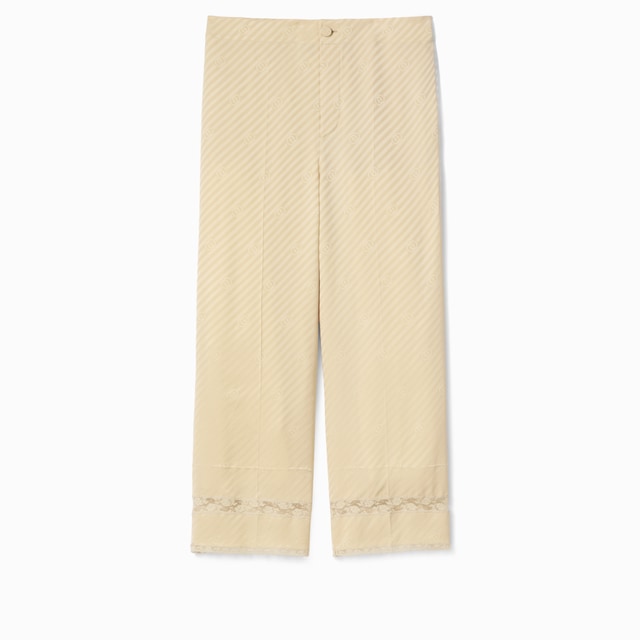 Diagonal GG silk jacquard pants