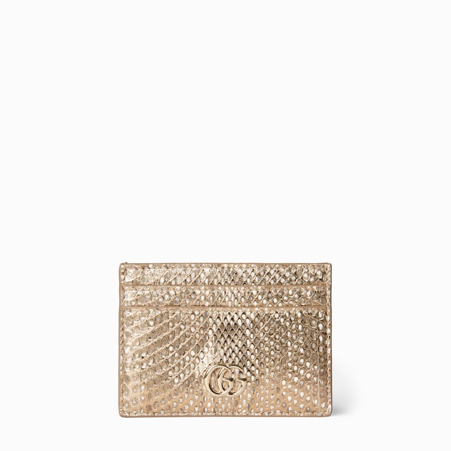 GG Marmont python card case