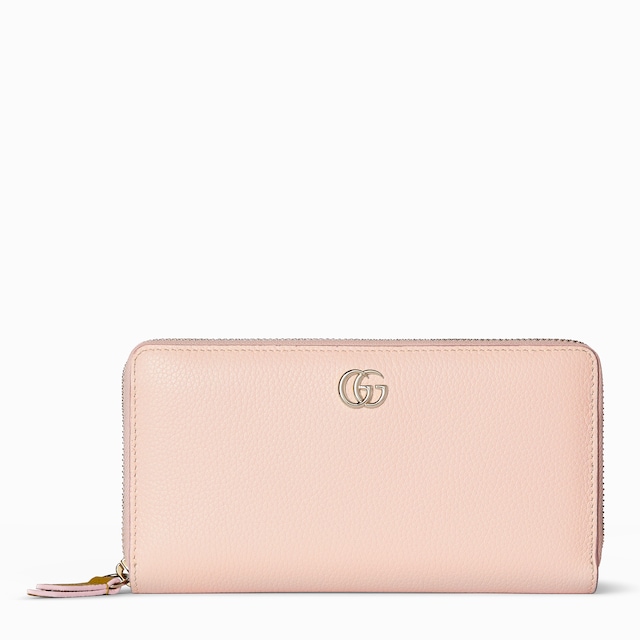 ダブルG バイカラー ジップアラウンドウォレット