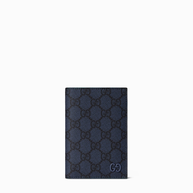 Green interior GG passport case