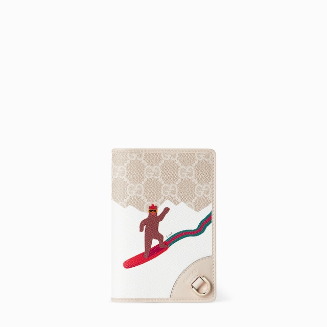 Printed GG passport case