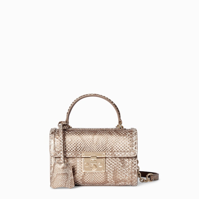 Padlock python small top handle bag