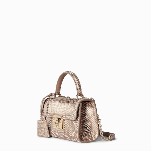 Padlock python small top handle bag