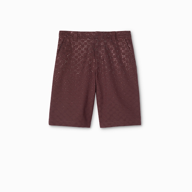 GG canvas pants with crystals