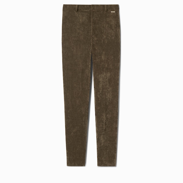 Stretch velvet leggings