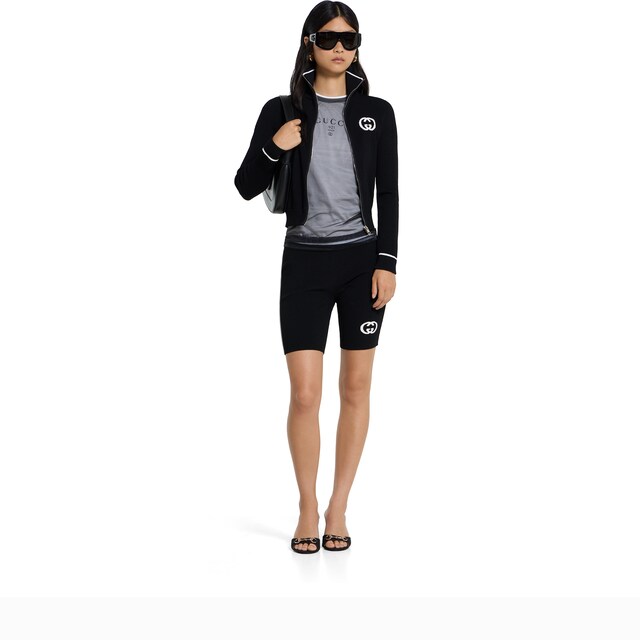 Double layered jersey T-shirt with print - image 5
