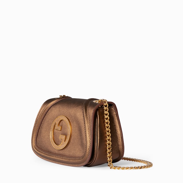 Sac à épaule Gucci Blondie avec cristaux petit format
