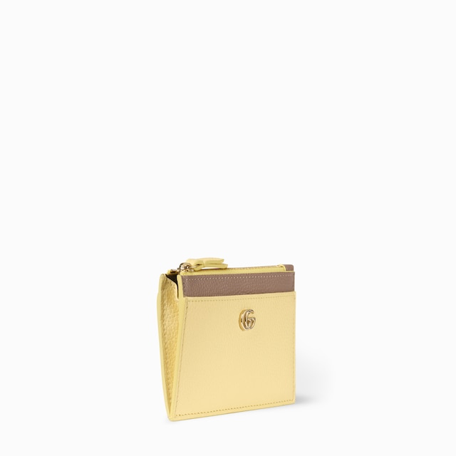 Bi-colour GG Marmont zip key pouch