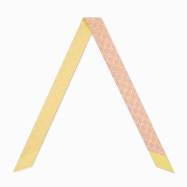 GG silk twill ribbon