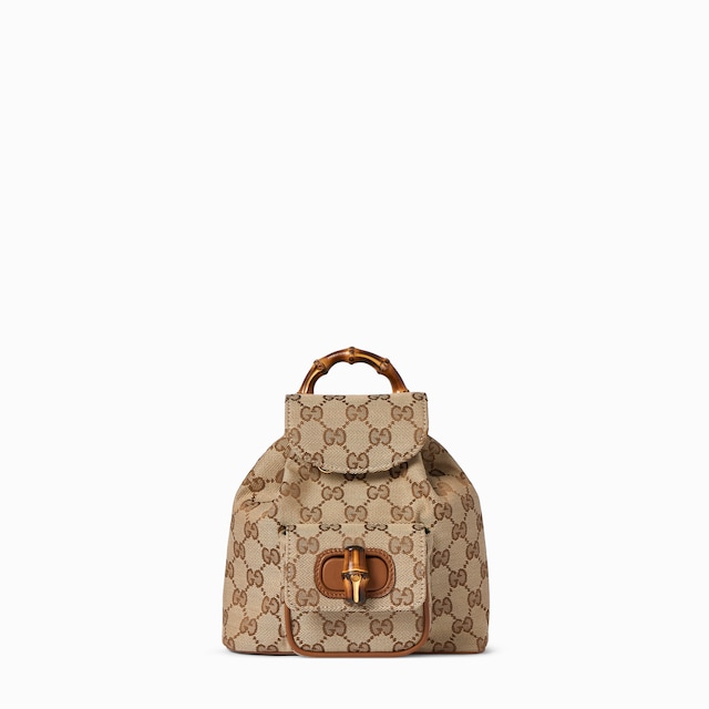 Bamboo mini backpack