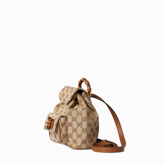 Bamboo mini backpack