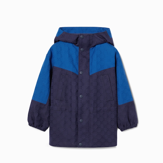Children's GG cotton ripstop coat