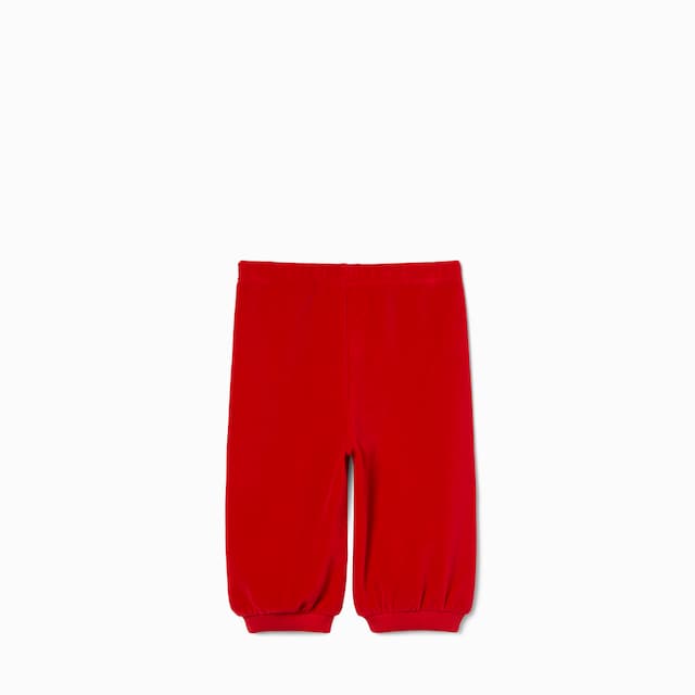 Baby chenille jogging pants