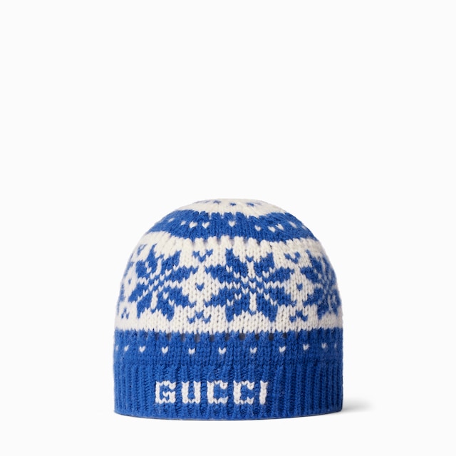 Baby hat with Gucci logo