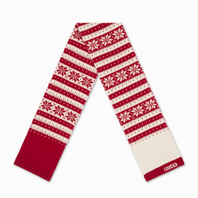 Children's scarf with Gucci logo