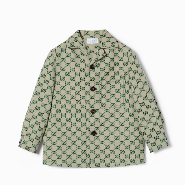 Children's GG canvas jacket