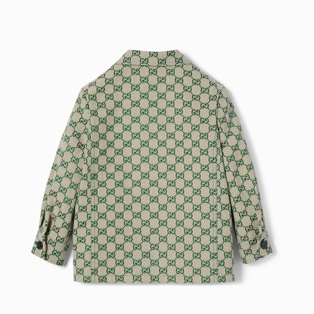 Children's GG canvas jacket