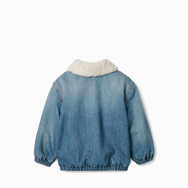 Baby denim bomber jacket