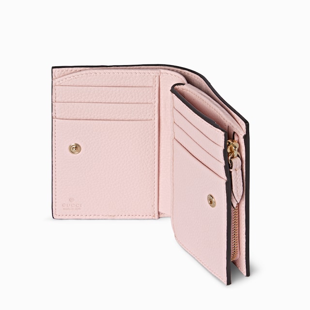 Bi-colour GG Marmont small wallet