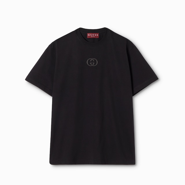 Cotton jersey T-shirt with embroidery