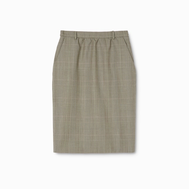 Jupe en laine Prince de Galles