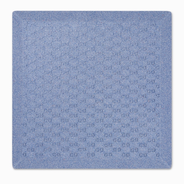 Baby GG cotton jacquard blanket