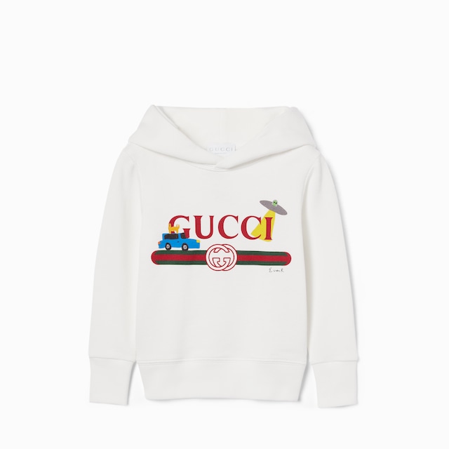 Children's cotton hooded sweatshirt