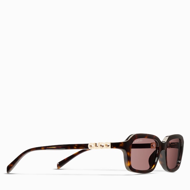 Rectangular frame sunglasses