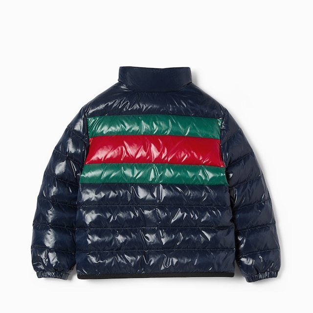 Children's padded jacket with Web
