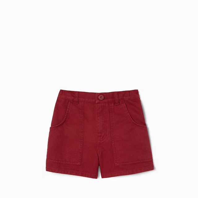 Children's cotton canvas shorts
