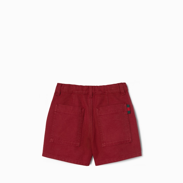 Children's cotton canvas shorts