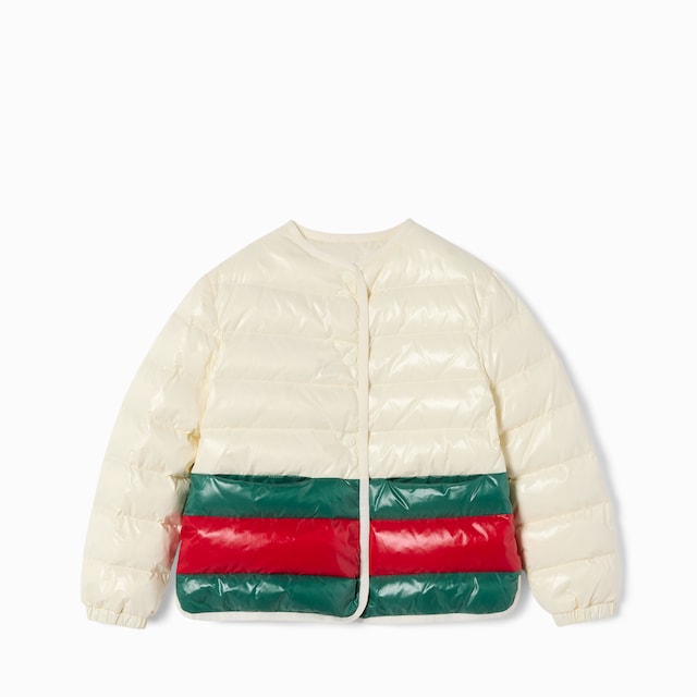 Children's padded jacket with Web