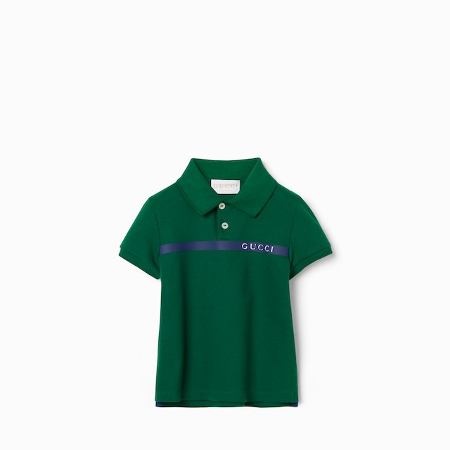 Baby cotton piquet polo shirt