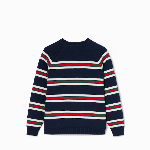 〔チルドレンズ〕ウェブ付き コットン セーター