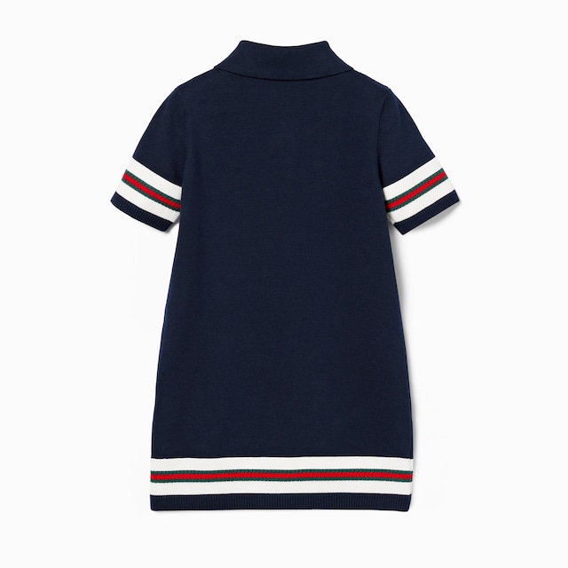 Children's cotton polo dress