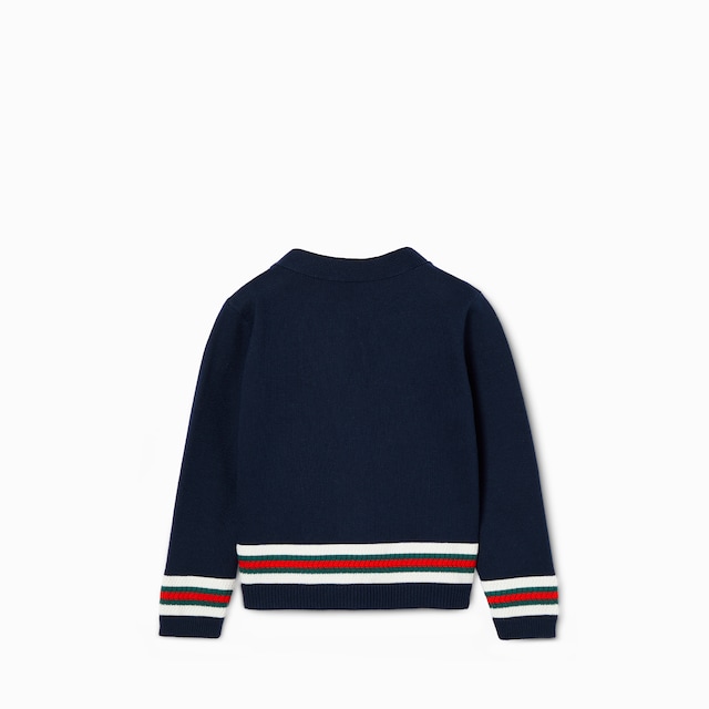 Baby cotton cardigan with Web