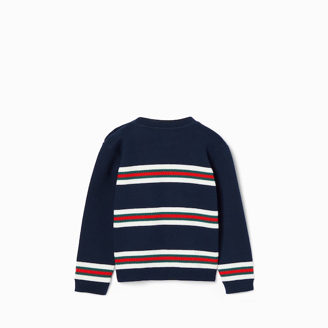 Baby cotton sweater with Web