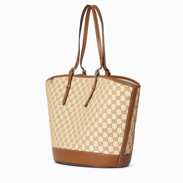 Woven large tote bag
