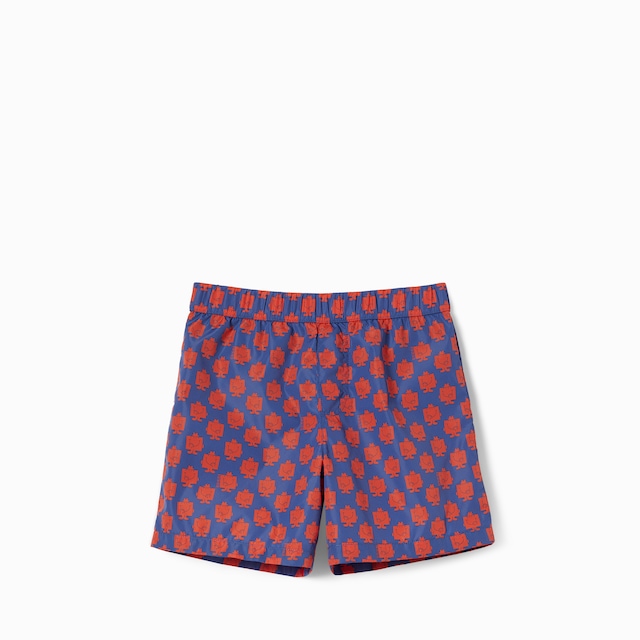 Children's printed nylon swim shorts