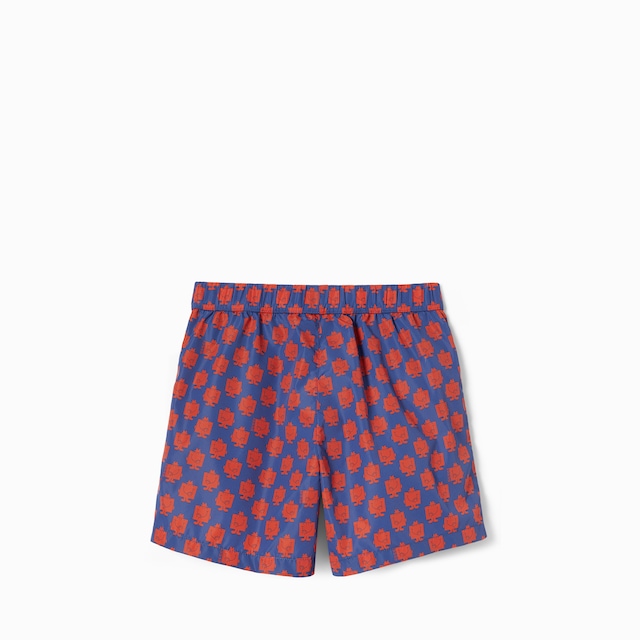 Children's printed nylon swim shorts