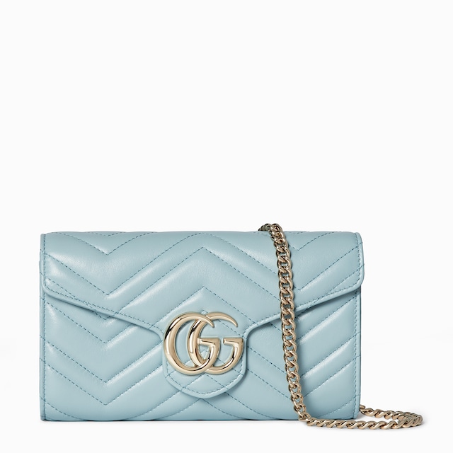 GG Marmont wallet on chain