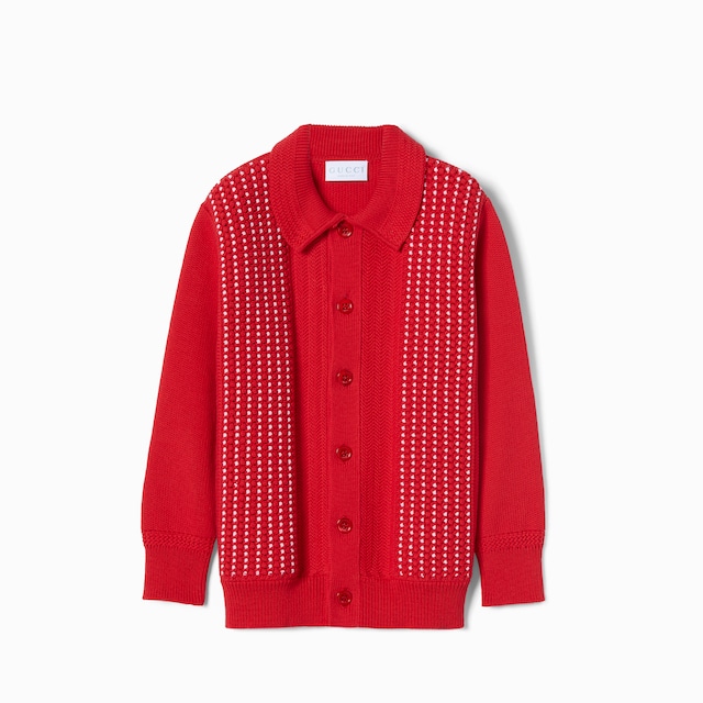 Children's cotton wool cardigan