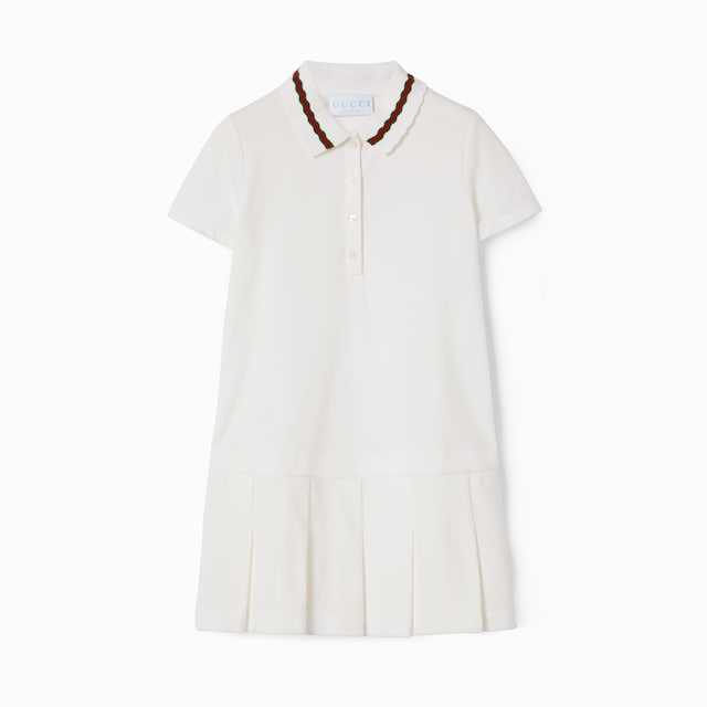 Children's mini polo dress with Web