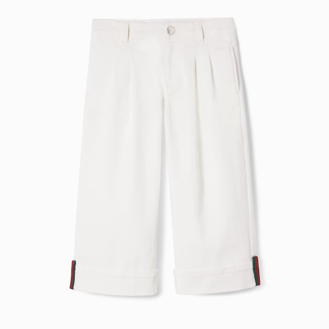 Children's denim trousers with Web