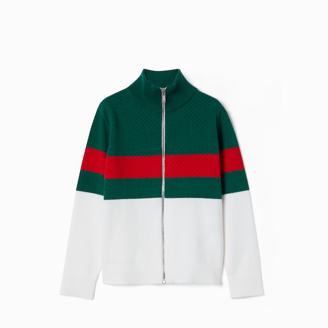 Children's cotton zip cardigan