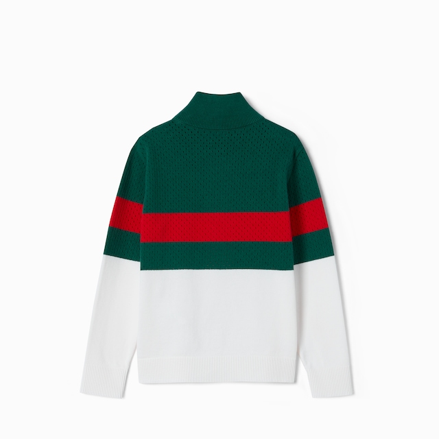 Children's cotton zip cardigan