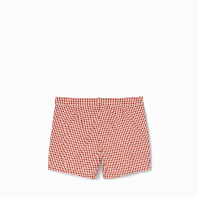 Kindershorts aus Baumwolle mit Vichykaro