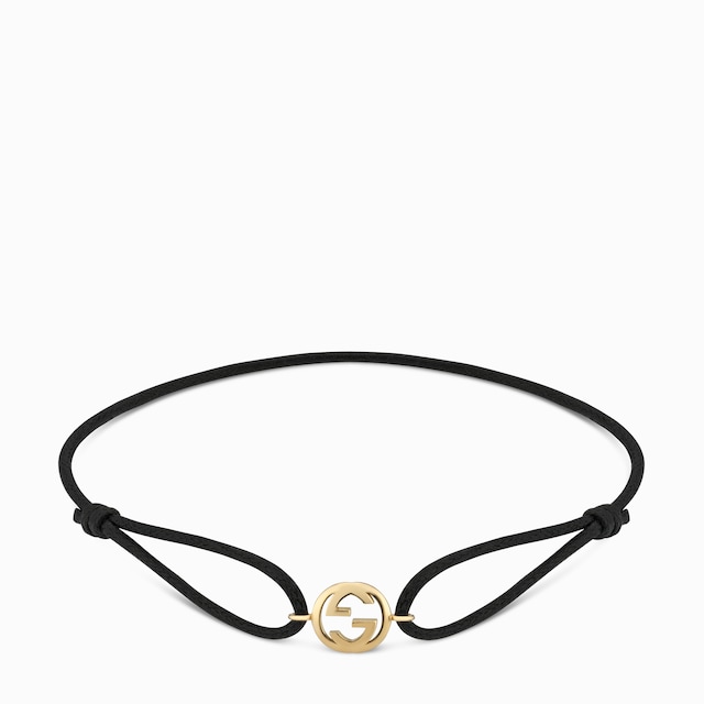 Bracciale Gucci Interlocking con ciondolo 18 carati